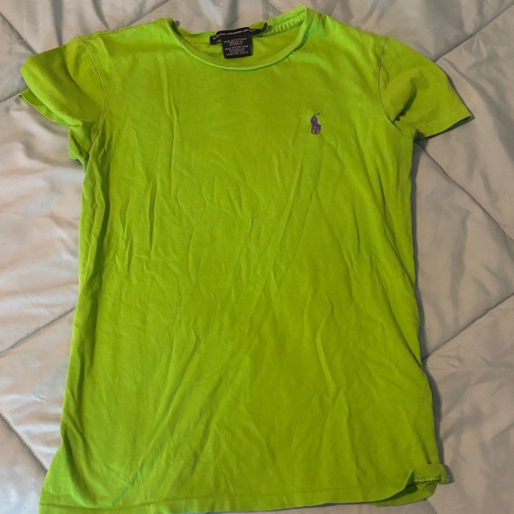 Bright Green Ralph Lauren T-Shirt